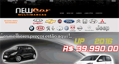 Desktop Screenshot of newcarmultimarcas.com.br